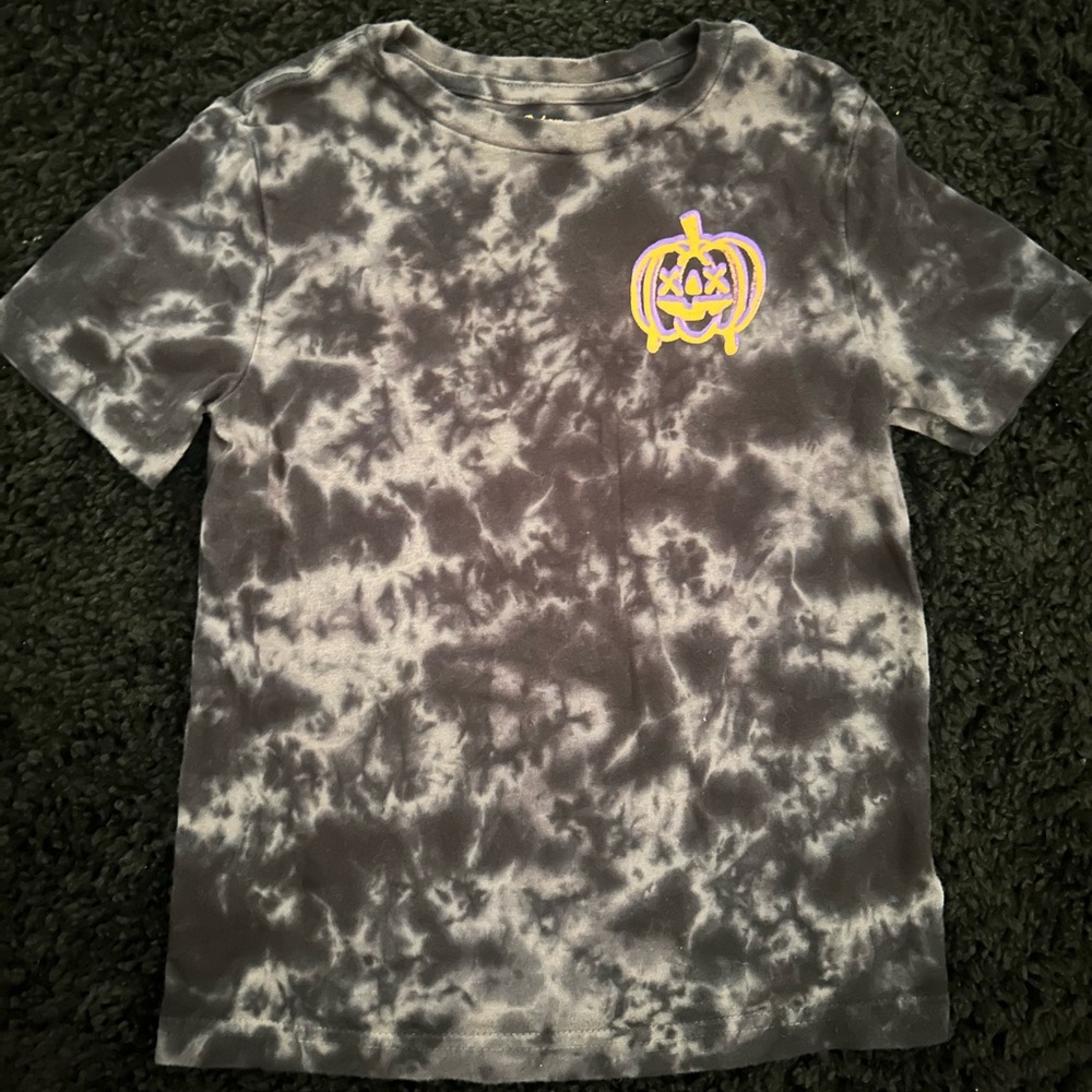 Tommy Bahama Kids Tie-Dye T-Shirt with Pumpkin Patch